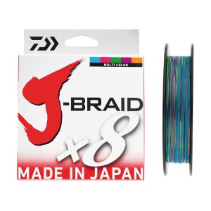 نخ جی براید دایوا رنگ مولتی کالر سایز 0.42 میلیمتر 500 متر تست 46.5 کیلو
